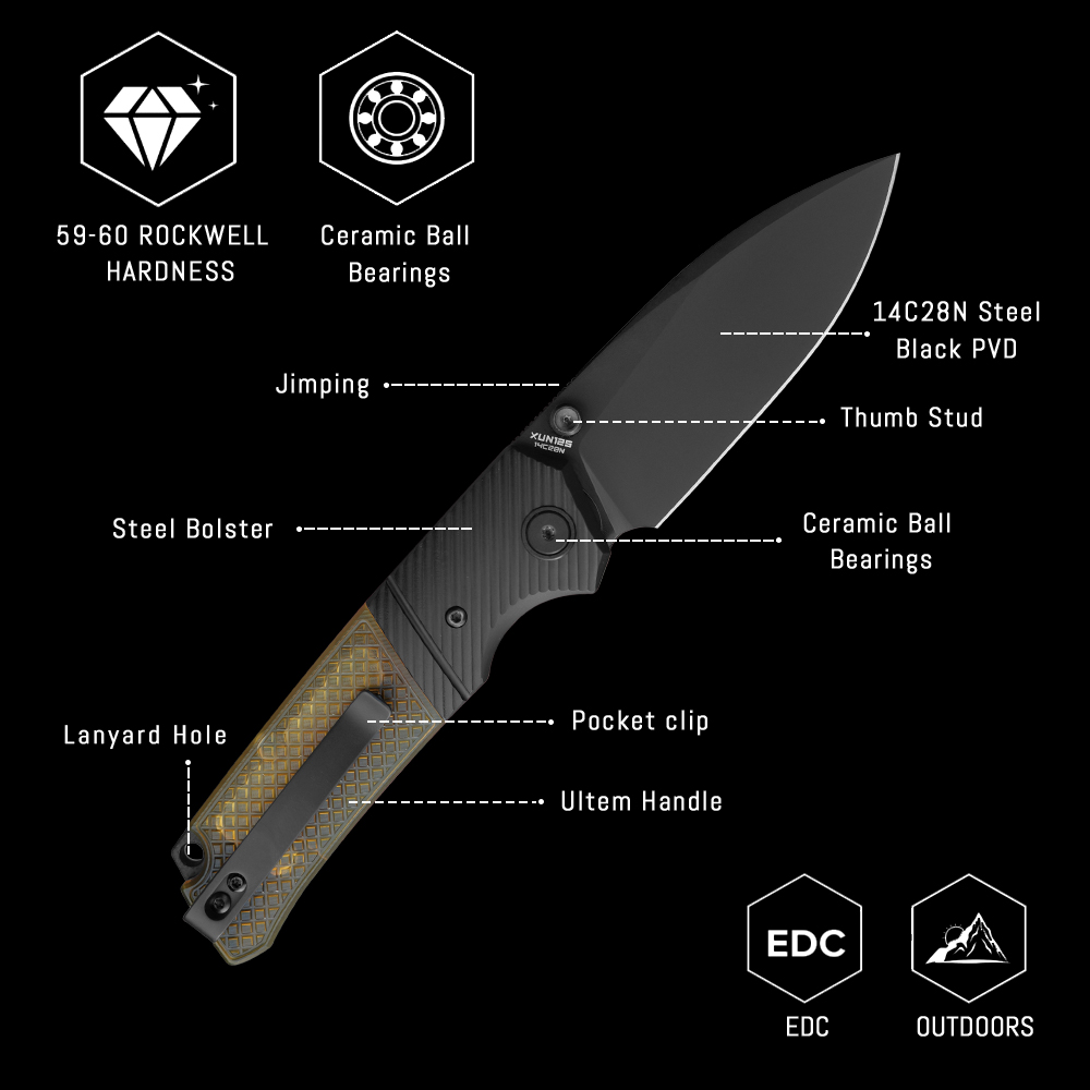 Shooziz XUN125, Pisau Lipat Sa - Edc Carry Knife ulasan dan harga