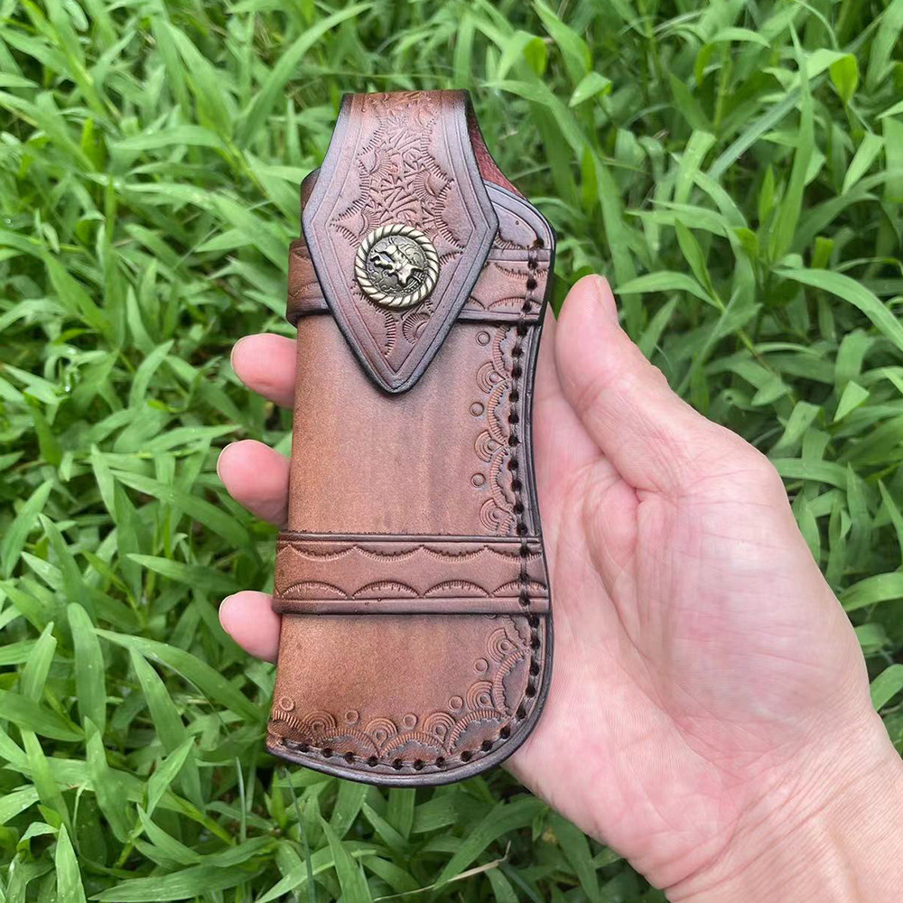 Sarung pisau lipat kulit sapi  - Edc Everyday Carry Knives ulasan dan harga
