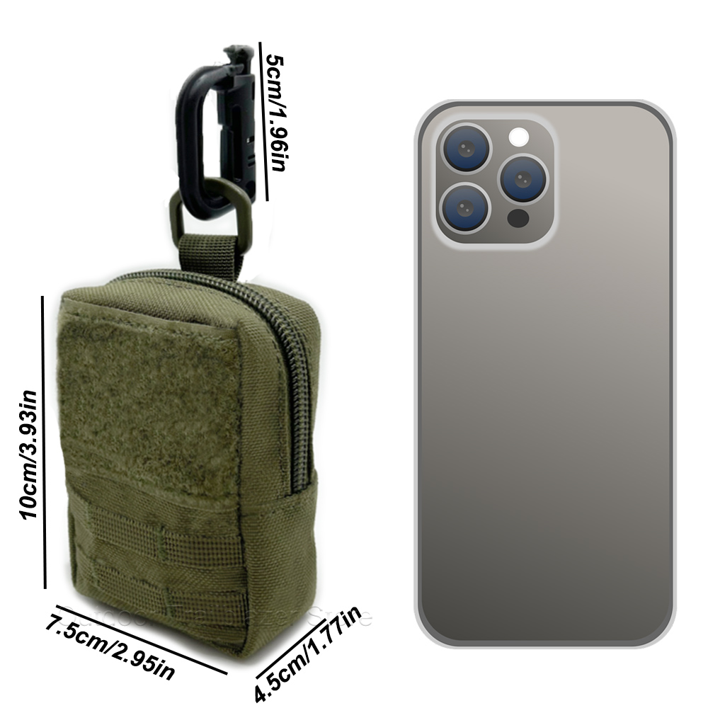 Kantong MOLLE Mini Taktis Tas  - Edc Carry Fanny Pack ulasan dan harga
