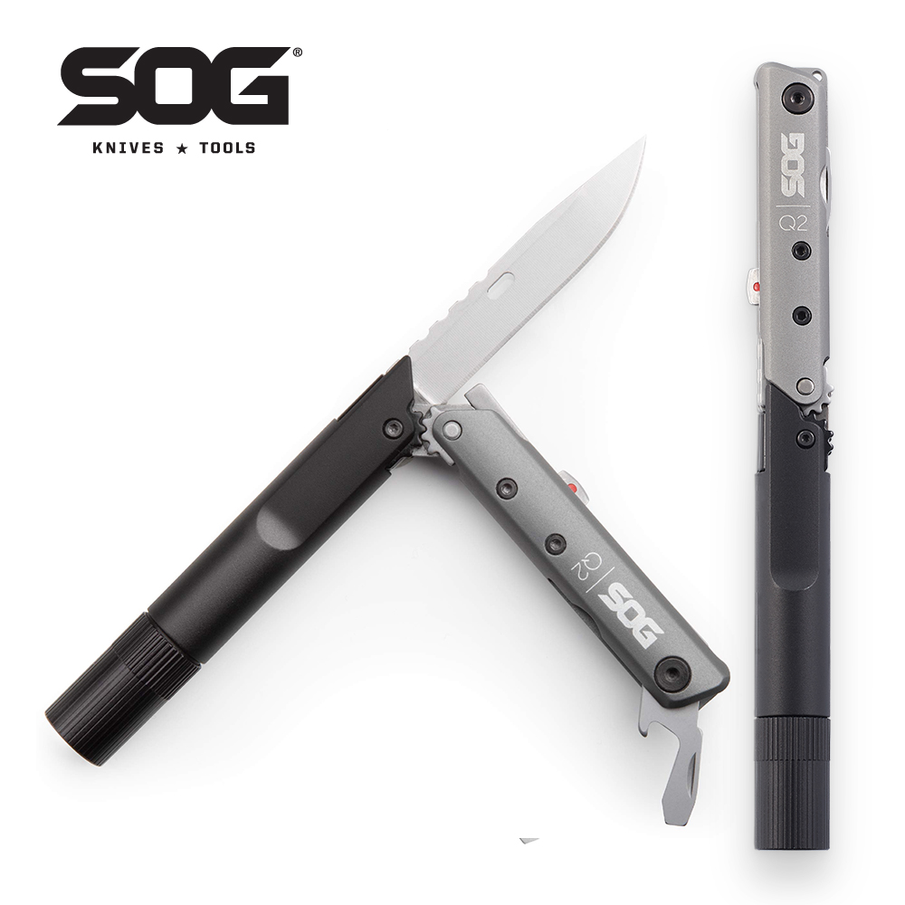 SOG BATON Q2 alat multifungsi, - Edc Carry Knife ulasan dan harga